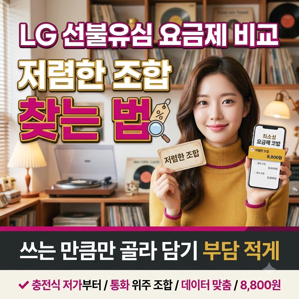 가장 저렴한 선불유심 요금제