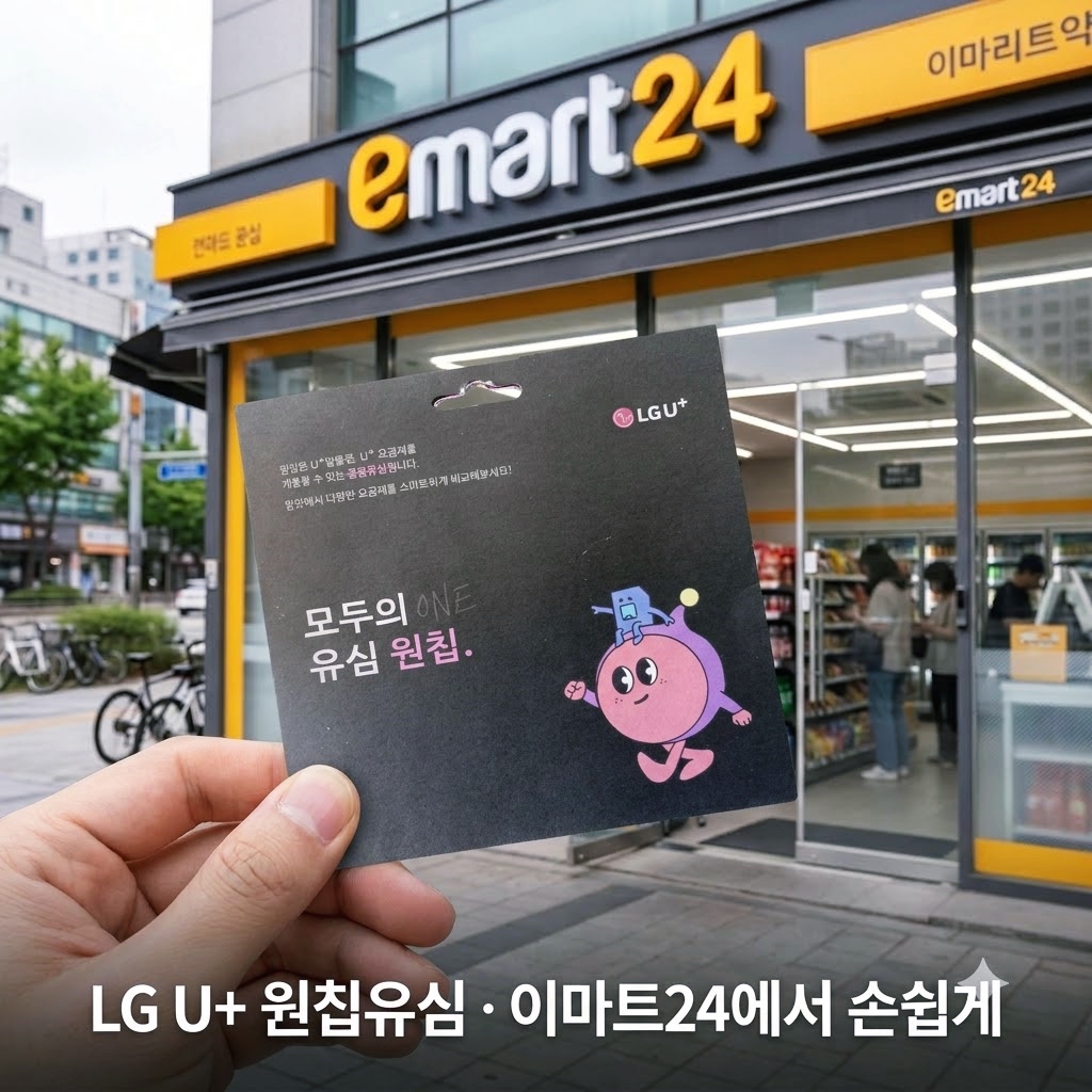 LG 선불폰 개통 모두의 원칩 이마트24 구매