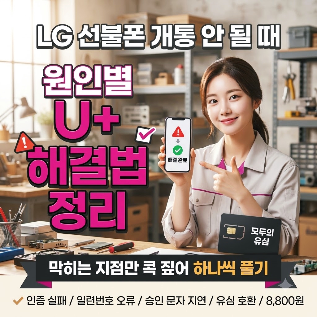 개통 실패 대처