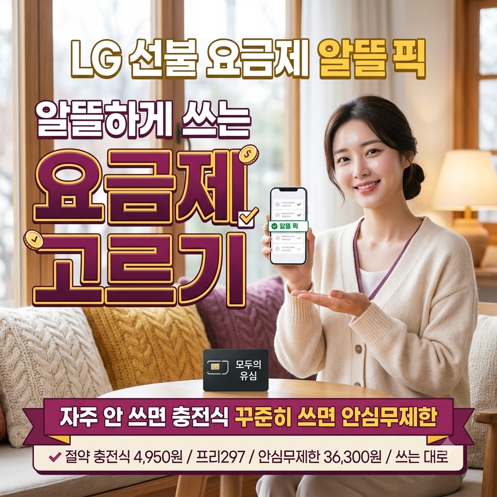 LG 선불폰 추천 요금제