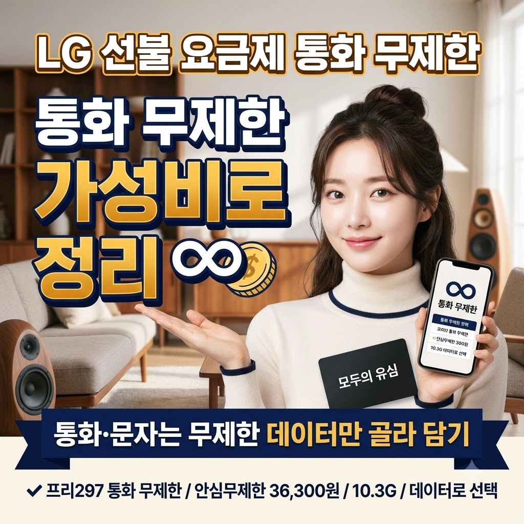 LG 통화 무제한 선불 요금제